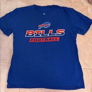Blue Kids Short Sleeve Football Tee or women’s small